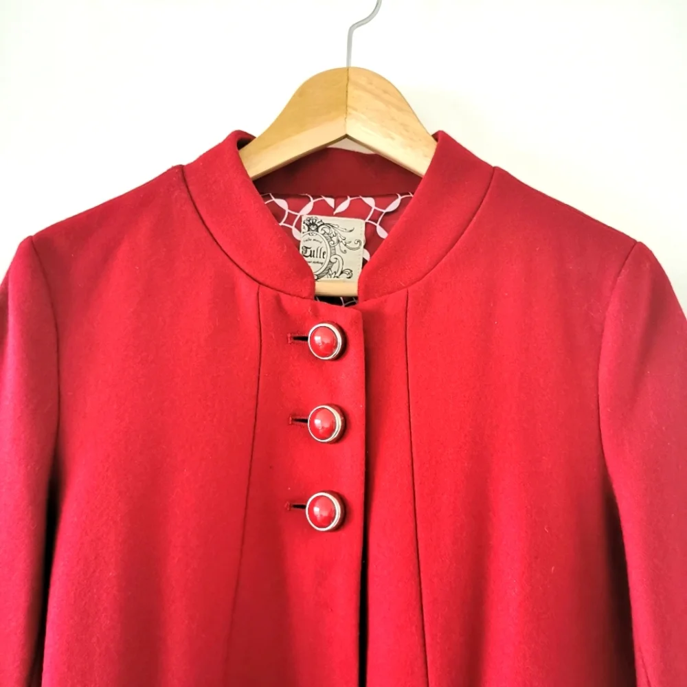 Red Wool Jacket - Picture 3 of 3